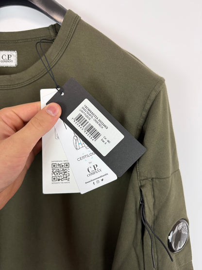 Felpa verde oliva C.P. Company (nuova con cartellino) - Taglia S