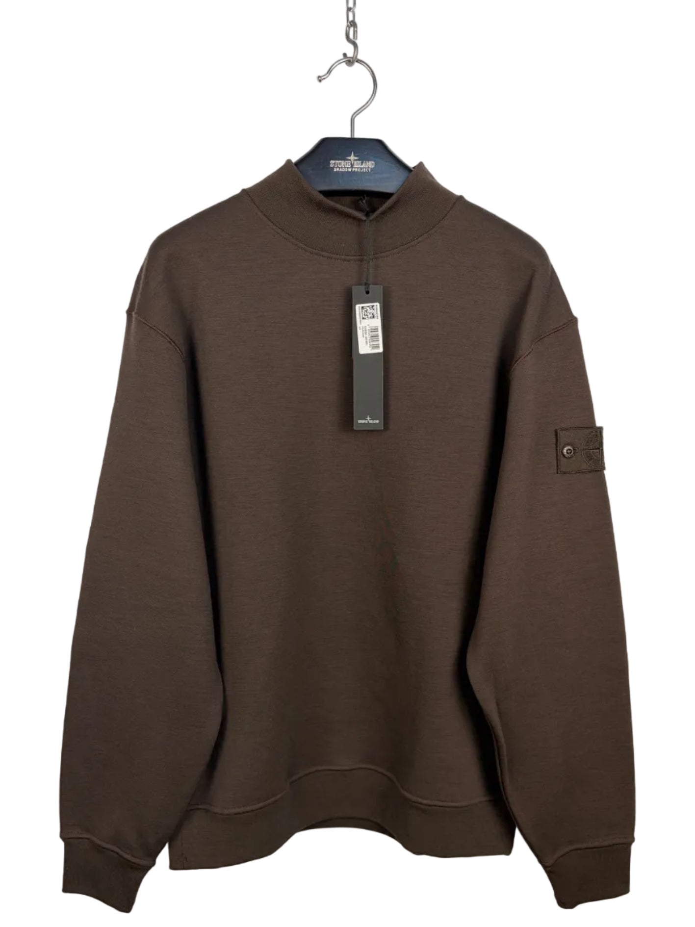 Felpa marrone Ghost Stone Island (nuova con cartellino) - Taglia L