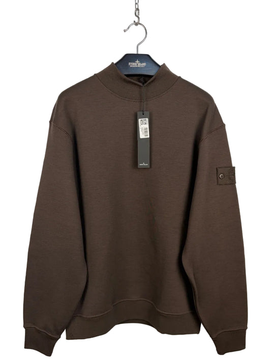 Felpa marrone Ghost Stone Island (nuova con cartellino) - Taglia L