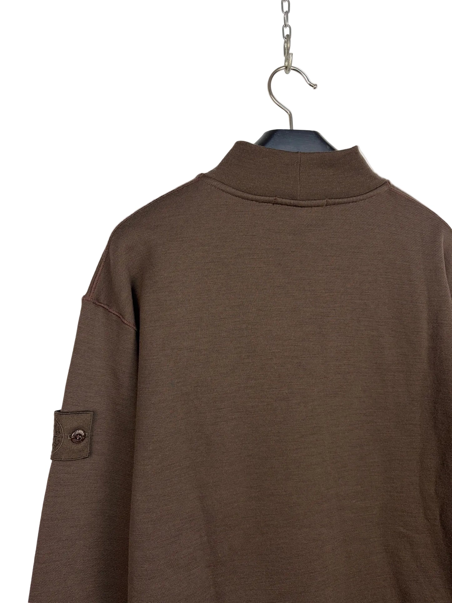 Felpa marrone Ghost Stone Island (nuova con cartellino) - Taglia L