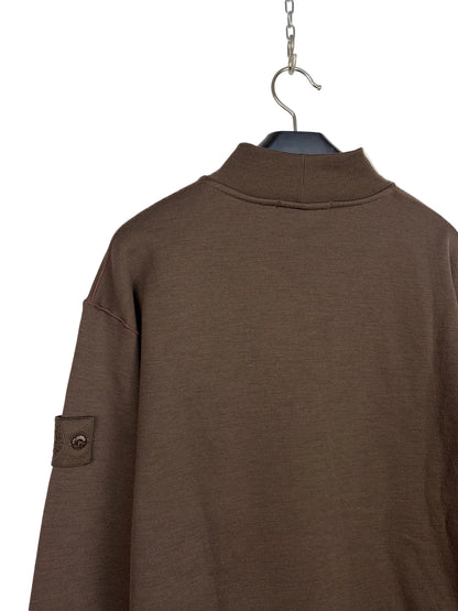 Felpa marrone Ghost Stone Island (nuova con cartellino) - Taglia L