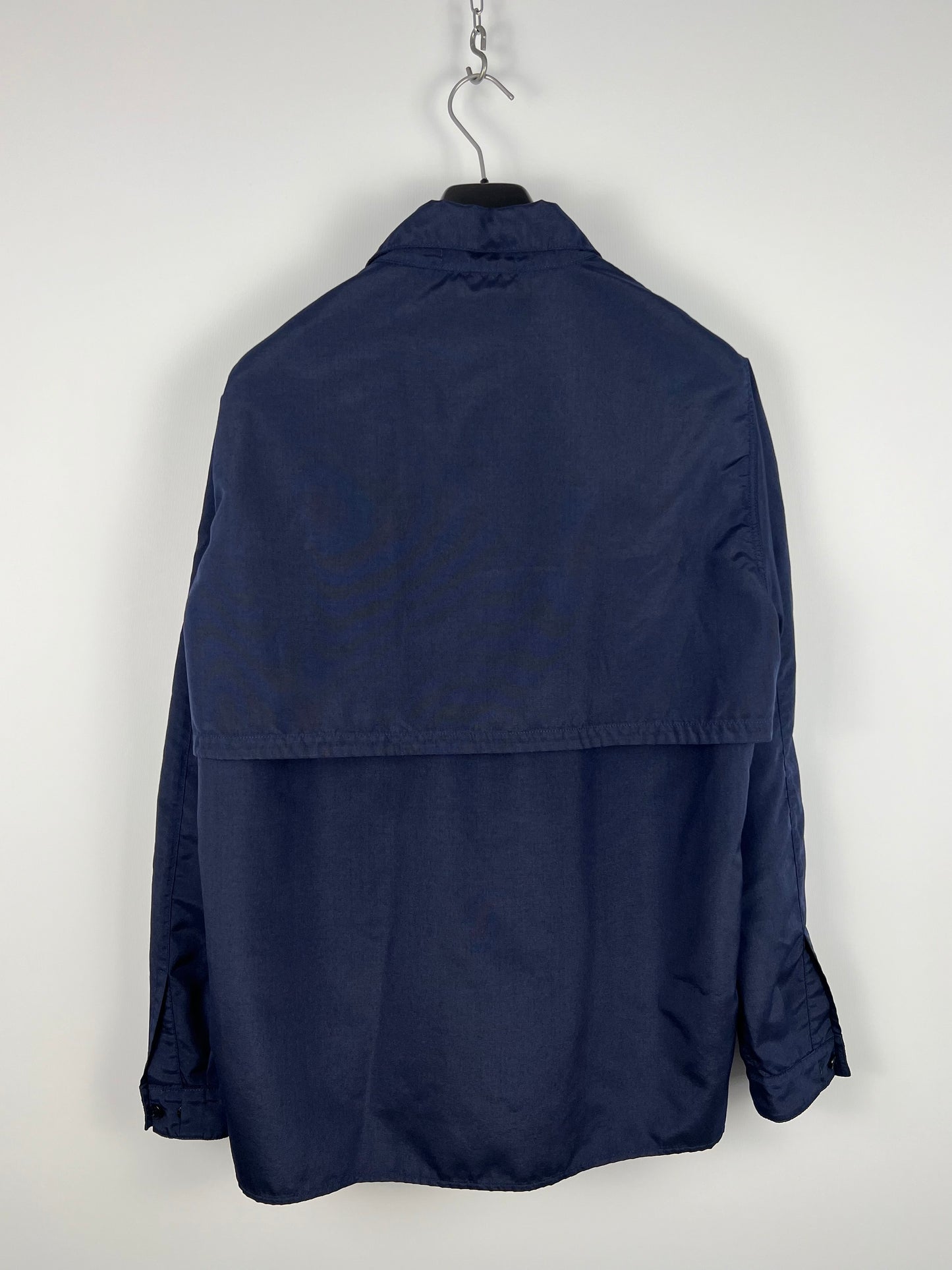 Overshirt blu Stone Island Shadow Project con chiusura a bottoni - Taglia L
