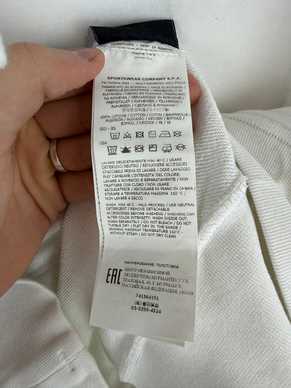 Felpa bianca con cappuccio Stone Island - Taglia XL