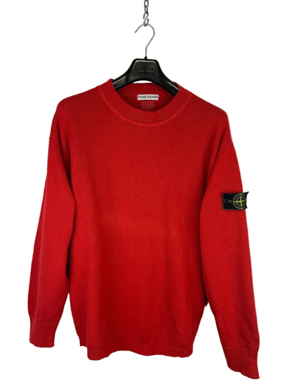 Maglione rosso Vintage Stone Island - Taglia L