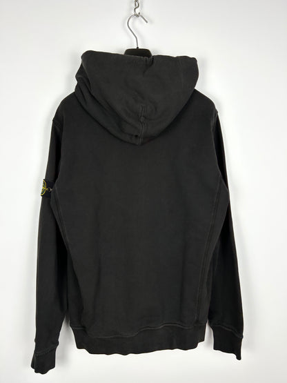 Felpa nera con cappuccio Stone Island - Taglia XL