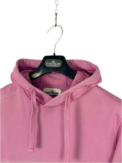 Felpa con cappuccio rosa Stone Island - Taglia S