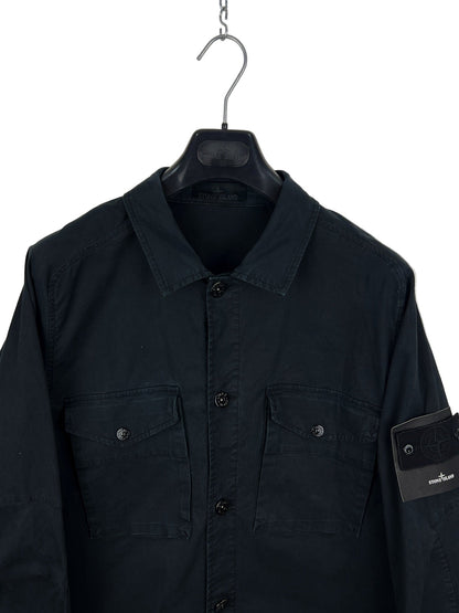 Overshirt nera Stone Island Ghost - Taglia XL