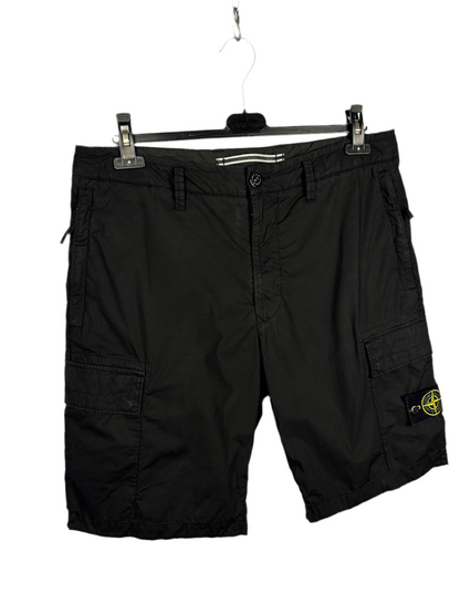 Pantaloncini cargo neri Stone Island - Taglia W33