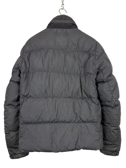 Giacca grigio scuro Garment Dyed Crinkle Reps NY Down Stone Island - Taglia M