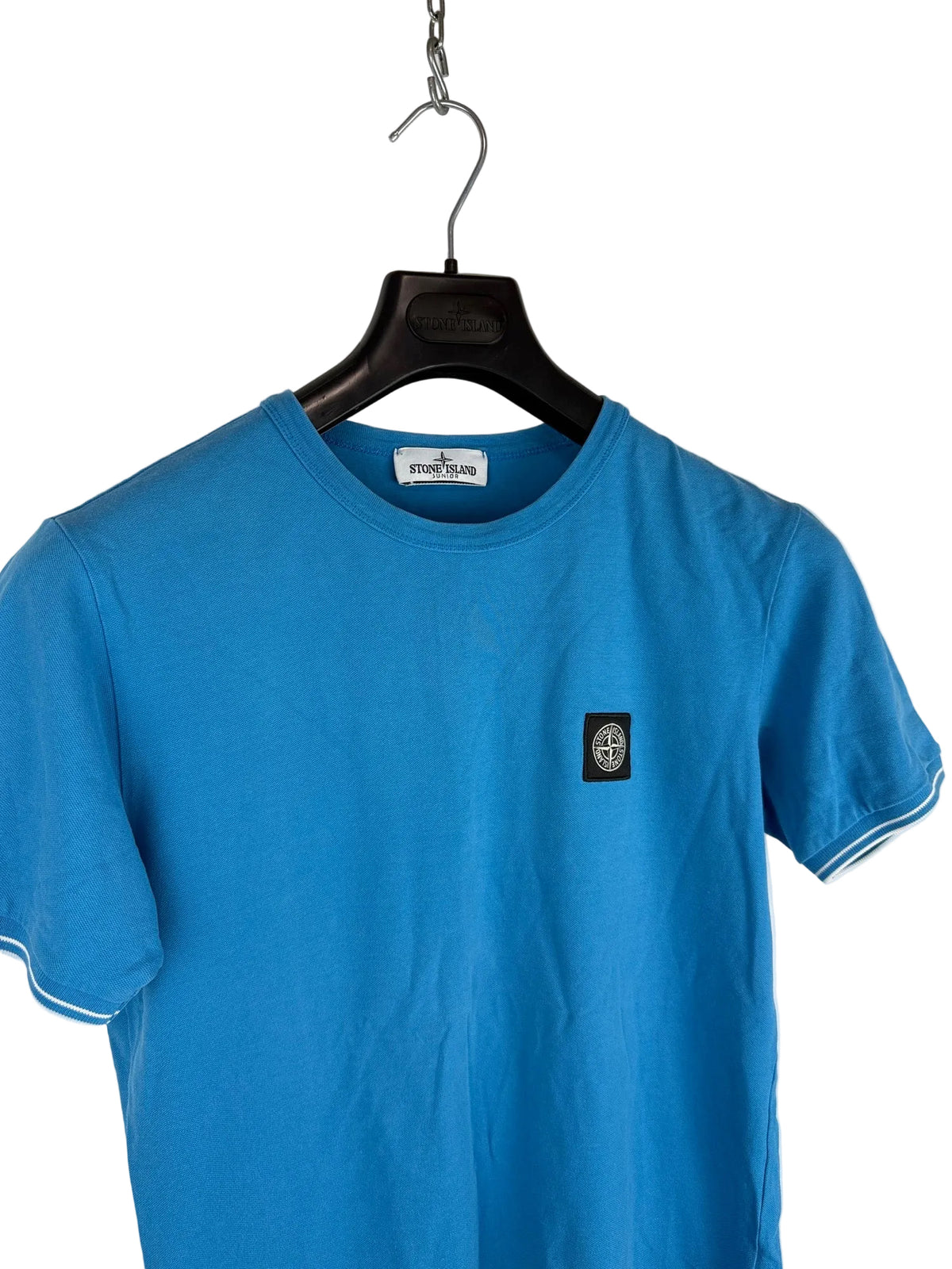 T-shirt blu Stone Island - Taglia Junior (12 anni, 156cm) - foto 3