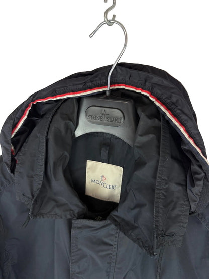Giacca Ribermont blu navy con cappuccio a scomparsa Moncler - Taglia M