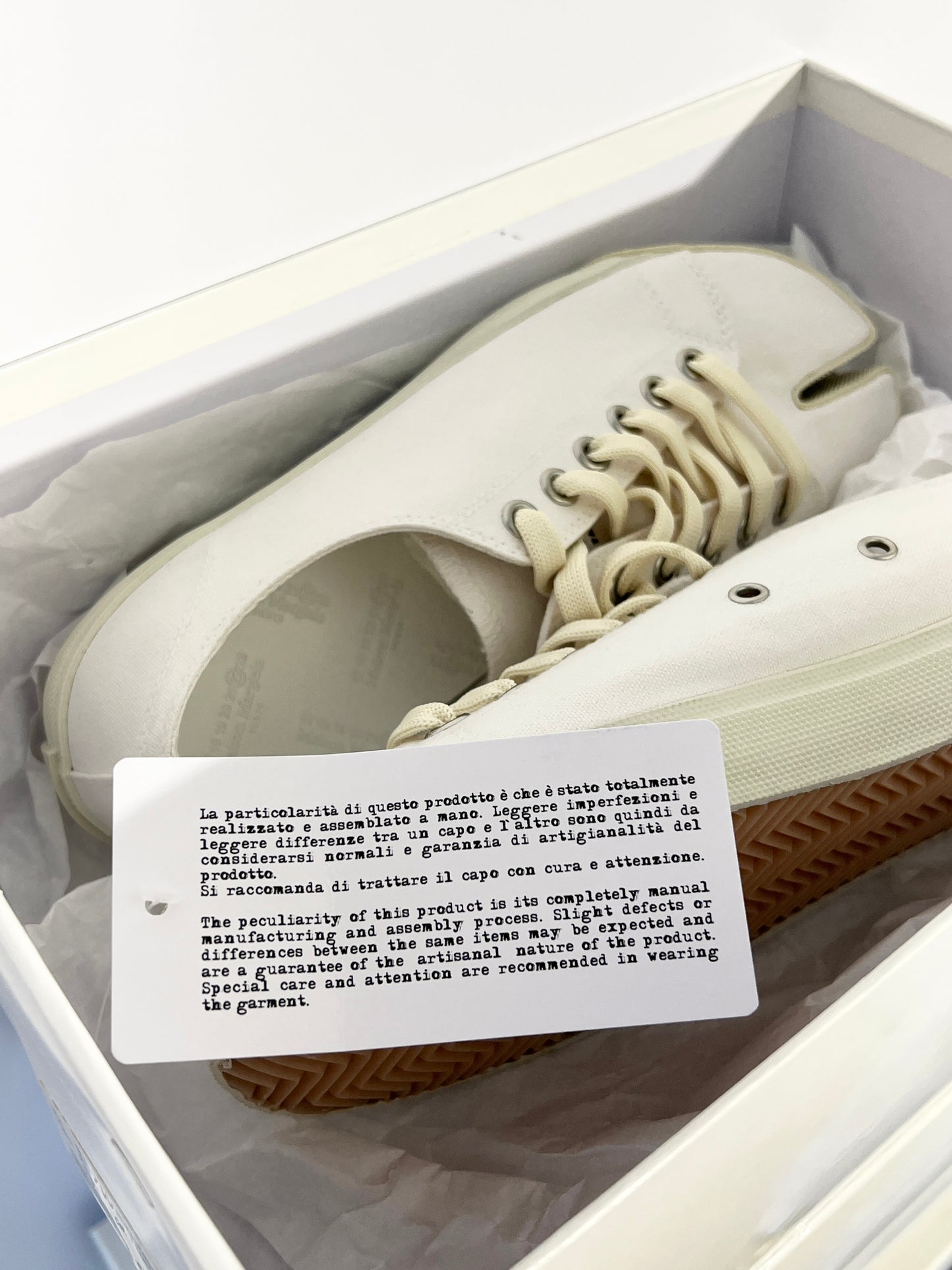 Sneakers Tabi Vandal bianche Maison Martin Margiela (nuove con scatola) - Numero 41,5