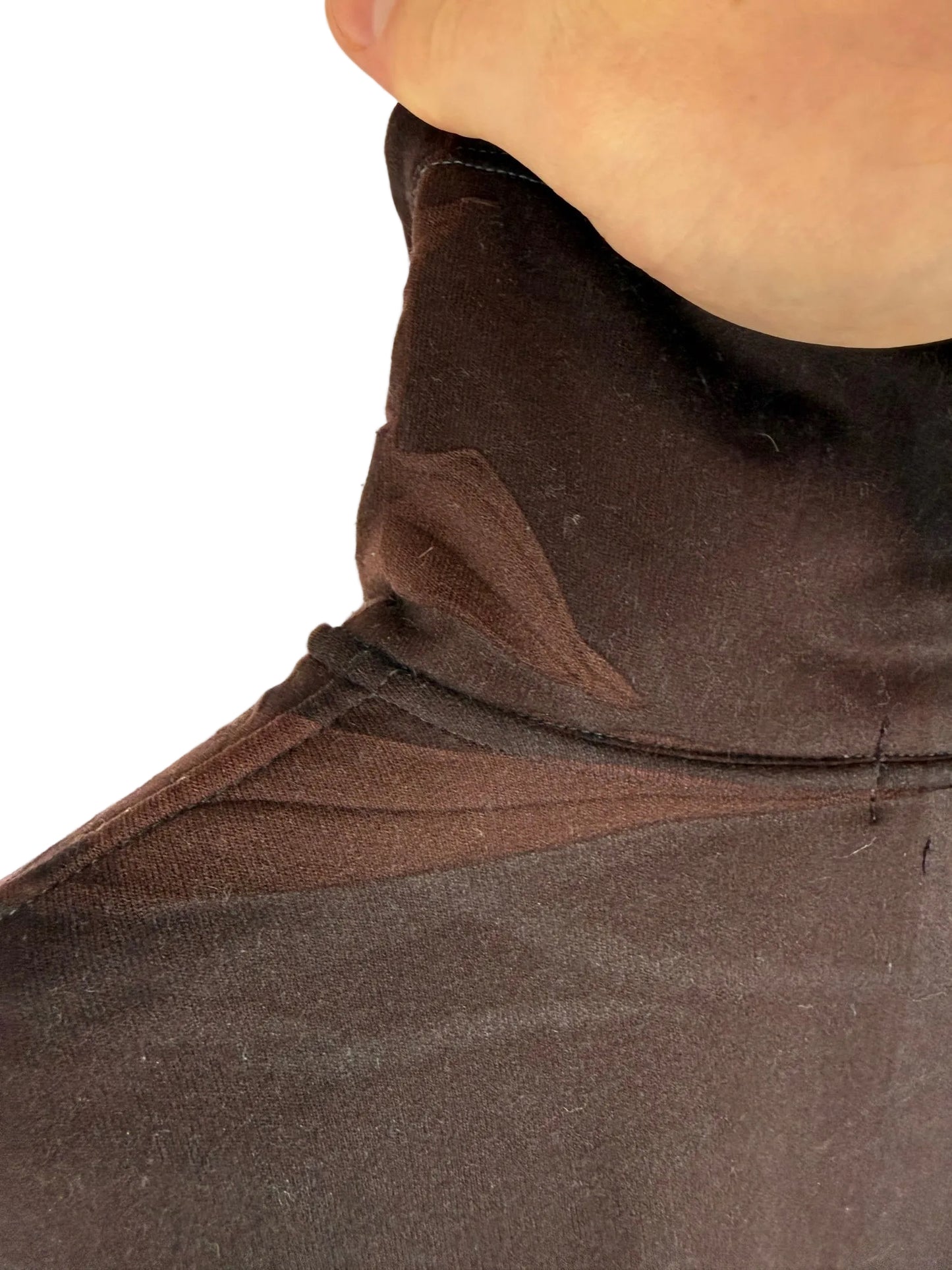 Felpa marrone con cappuccio e bottoni Vintage Stone Island - Taglia XL