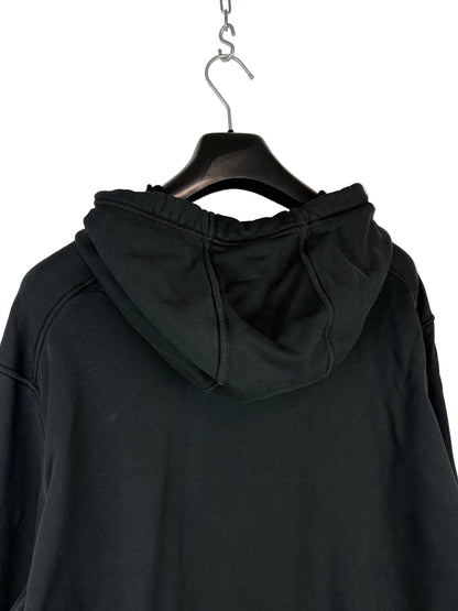 Felpa nera con cappuccio Stone Island - Taglia XXL