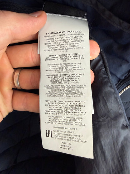 Giacca blu Loom Woven Down Chambers Stretch Nylon-TC Stone Island - Taglia M