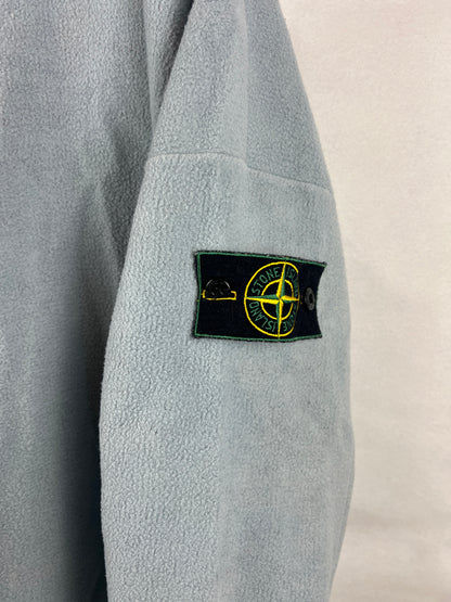 Felpa azzurra vintage Stone Island - Taglia L