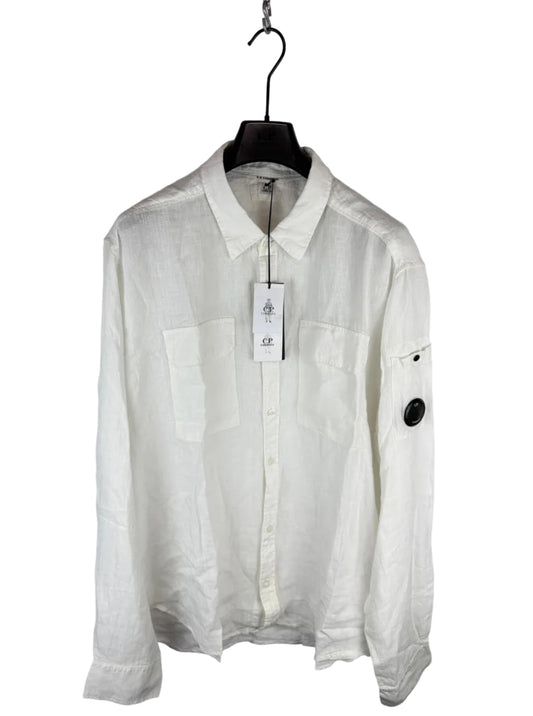 Camicia bianca a maniche lunghe C.P. Company (nuova con cartellino) - Taglia XXL