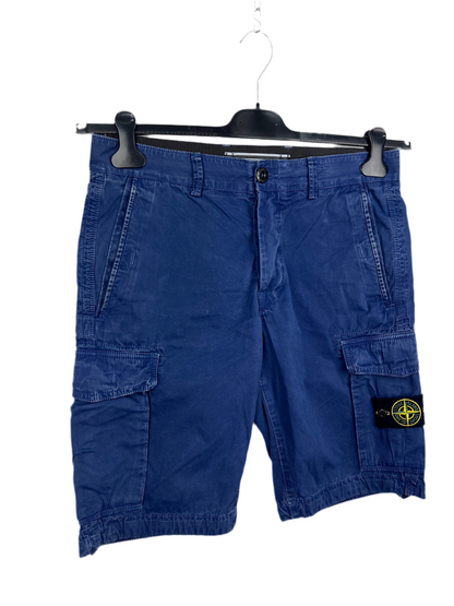 Pantaloncini cargo blu Stone Island - Taglia W31