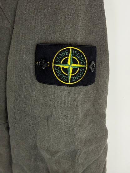 Maglione Vintage grigio con zip 1/4 Stone Island - Taglia XXL - foto 8