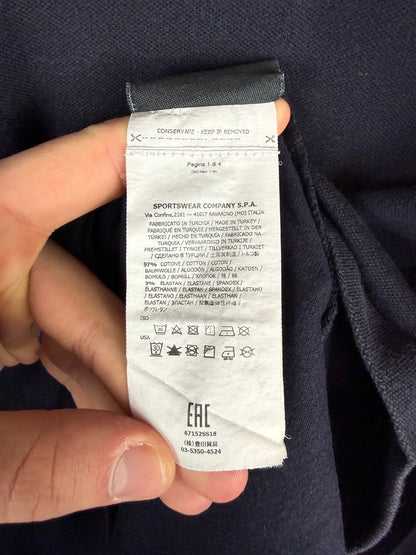 Polo blu a maniche lunghe Stone Island - Taglia M