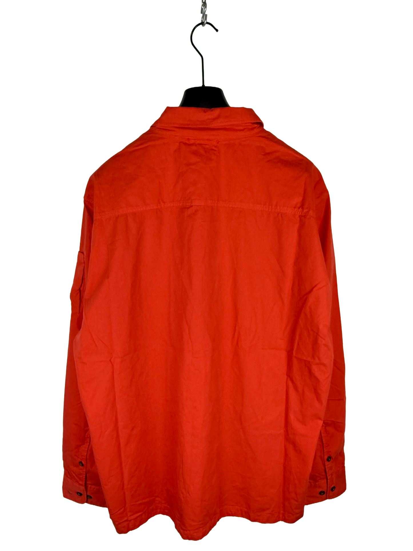 Overshirt arancione con chiusura a zip C.P. Company (nuova con cartellino) - Taglia 3XL