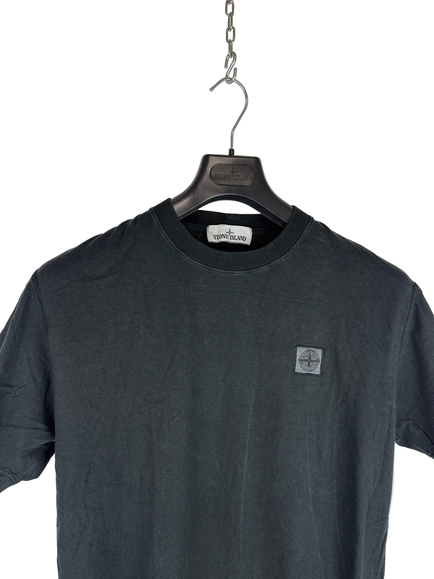 T-shirt nera Stone Island - Taglia L