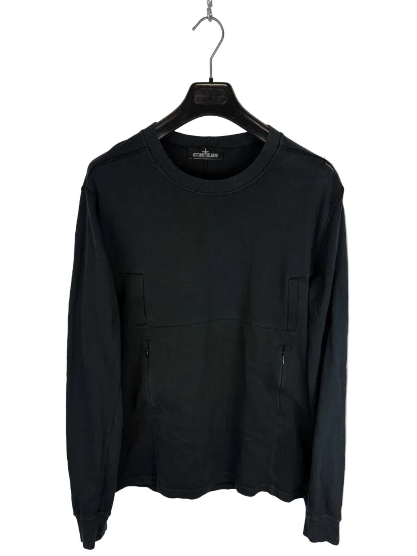 Felpa nera Stone Island Shadow Project - Taglia L
