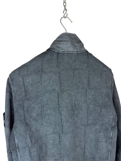 Cardigan grigio con trattamento Dust Colour Stone Island - Taglia L