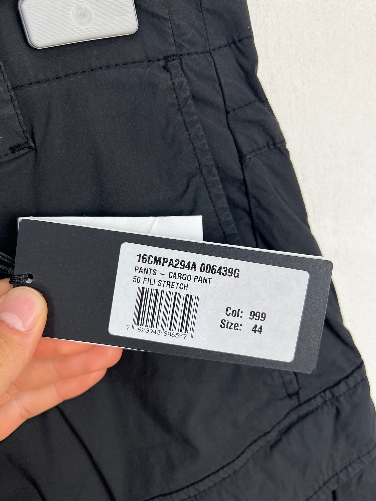 Pantaloni cargo neri C.P. Company (nuovi con cartellino) - Taglia W29