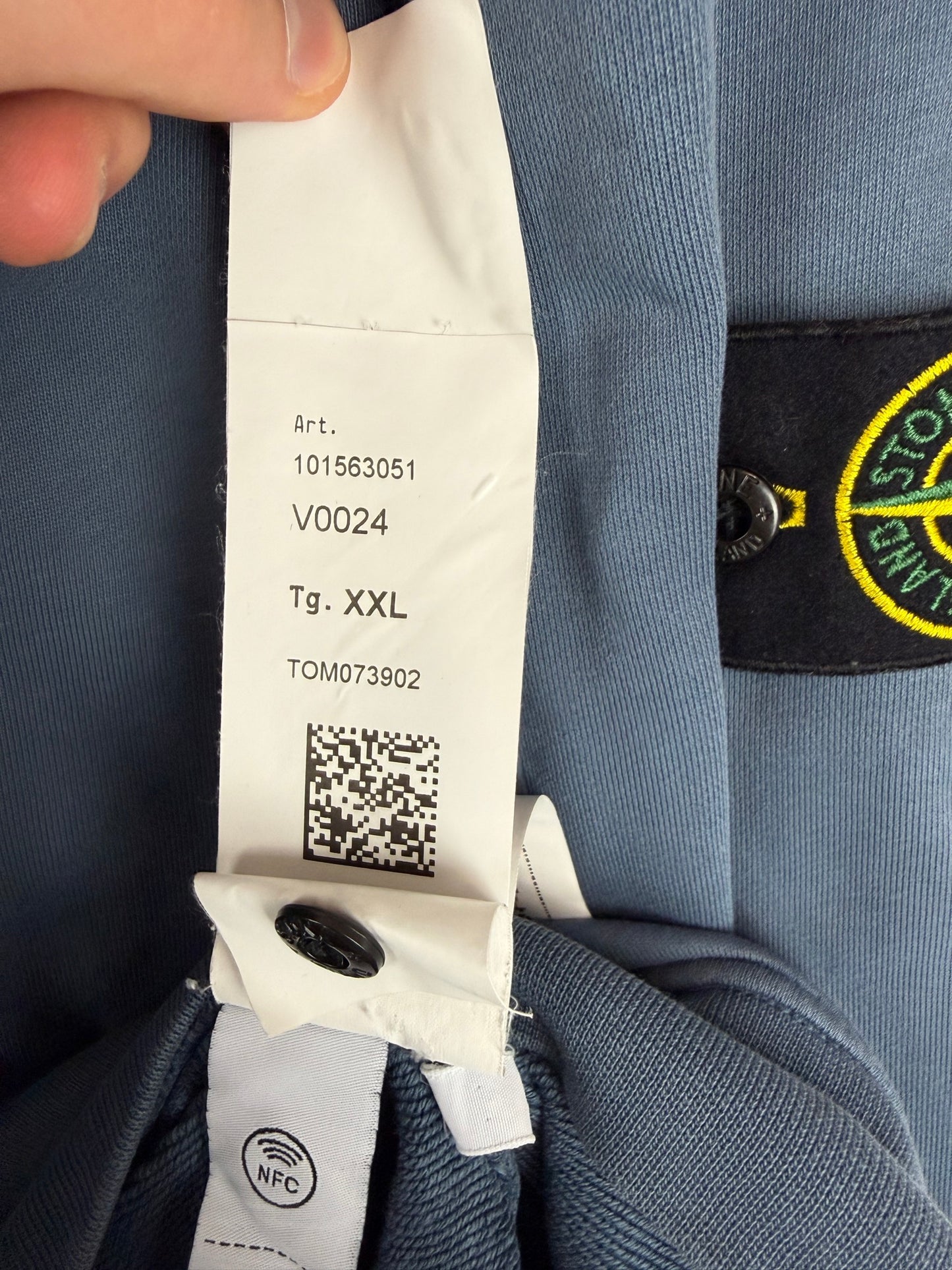 Felpa blu Stone Island - Taglia XXL