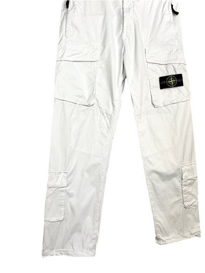 Pantaloni cargo bianchi Stone Island - Taglia W31