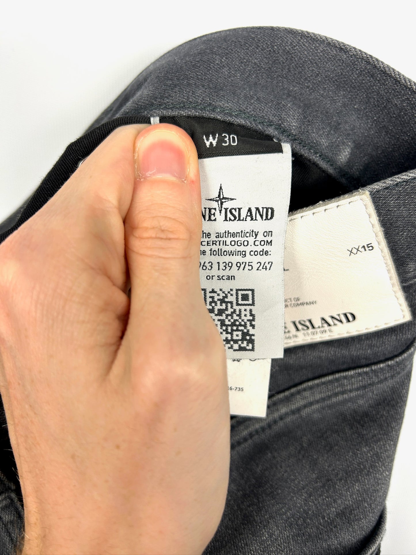 Jeans grigio scuro Stone Island - Taglia W30