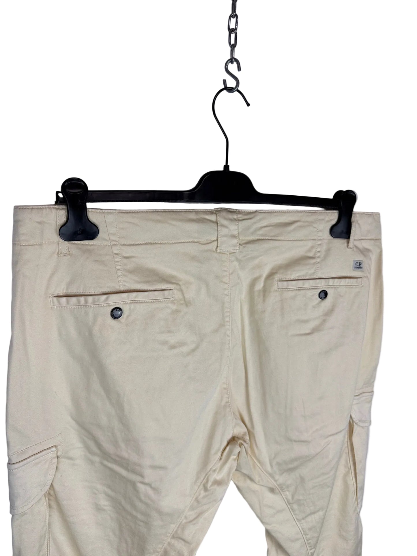 Pantaloni cargo bianco-panna C.P. Company (nuovi con cartellino) - Taglia W38