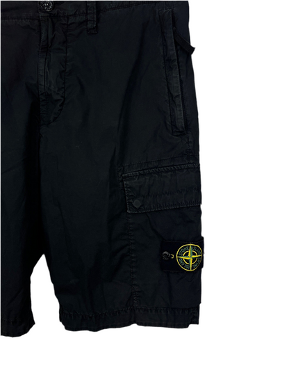 Pantaloncini cargo neri Stone Island - Taglia W30
