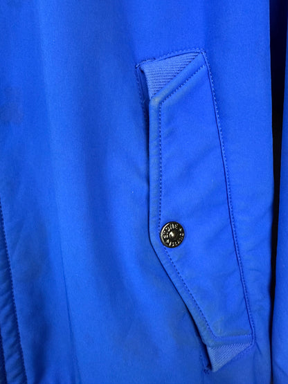 Giacca Soft Shell-R blu con zip e cappuccio Stone Island - Taglia XL