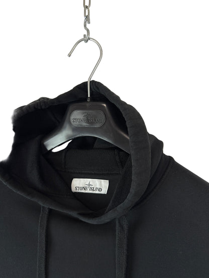 Felpa nera con cappuccio Stone Island - Taglia L