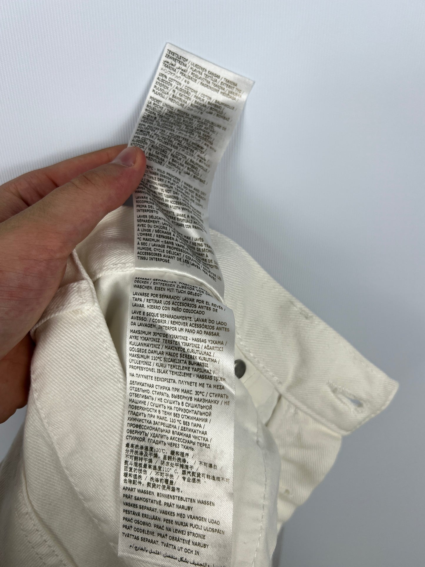 Jeans bianchi da donna Maison Martin Margiela (nuovi con cartellino) - Taglia 42
