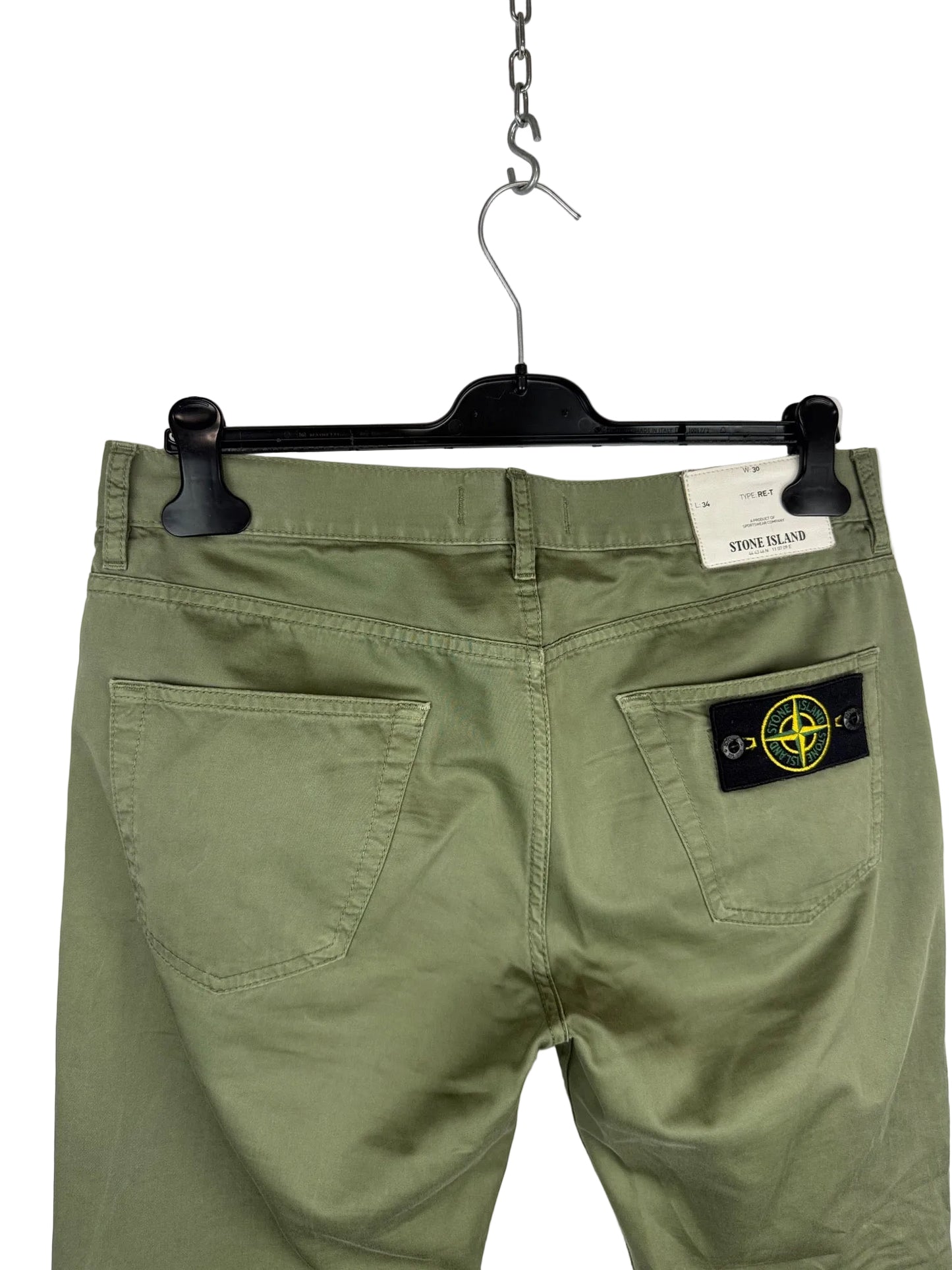 Jeans verdi Stone Island - Taglia W30