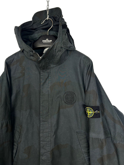 Giacca nera Riot Mask Brushed Cotton 2C Camo - OVD Stone Island x Supreme - Taglia L