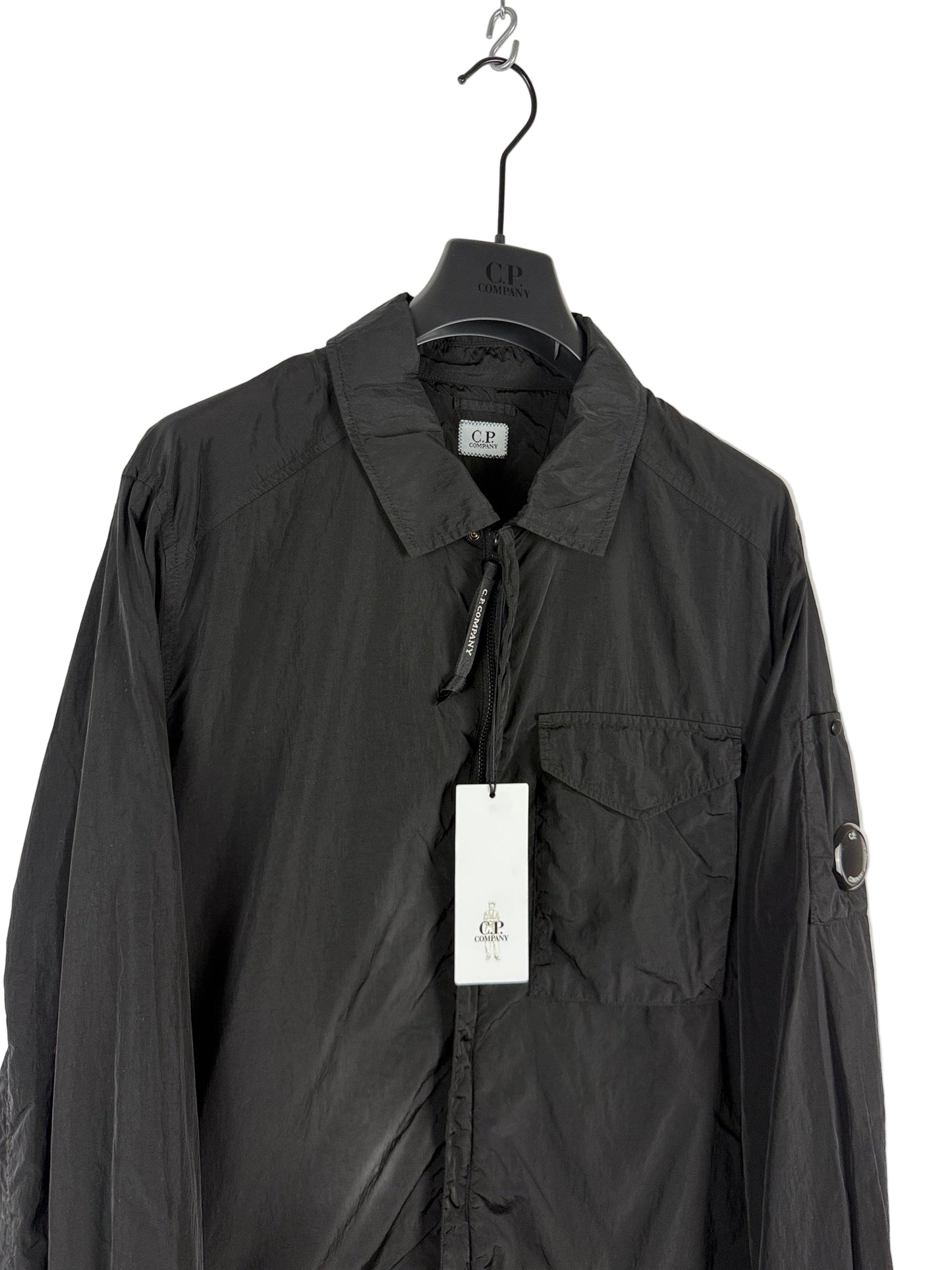Giacca Chrome-R nera in nylon C.P. Company (nuova con cartellino) - Taglia XL