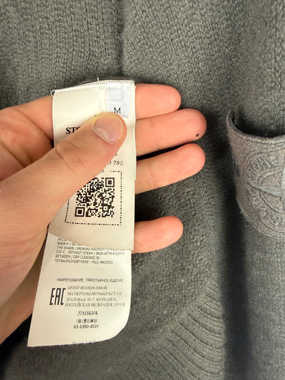 Maglione Ghost grigio con zip Stone Island - Taglia M