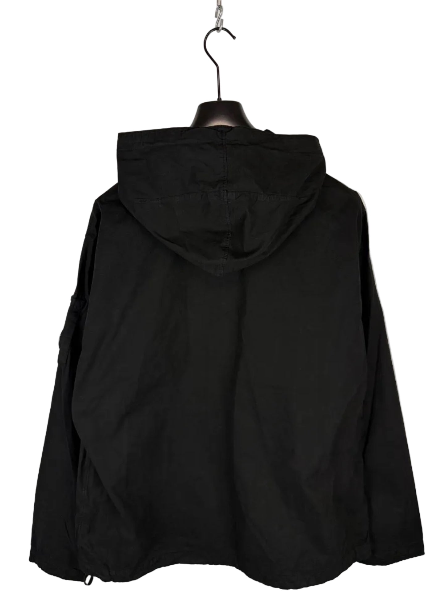 Giacca nera con zip e cappuccio C.P. Company (nuova con cartellino) - Taglia L, XL, XXL