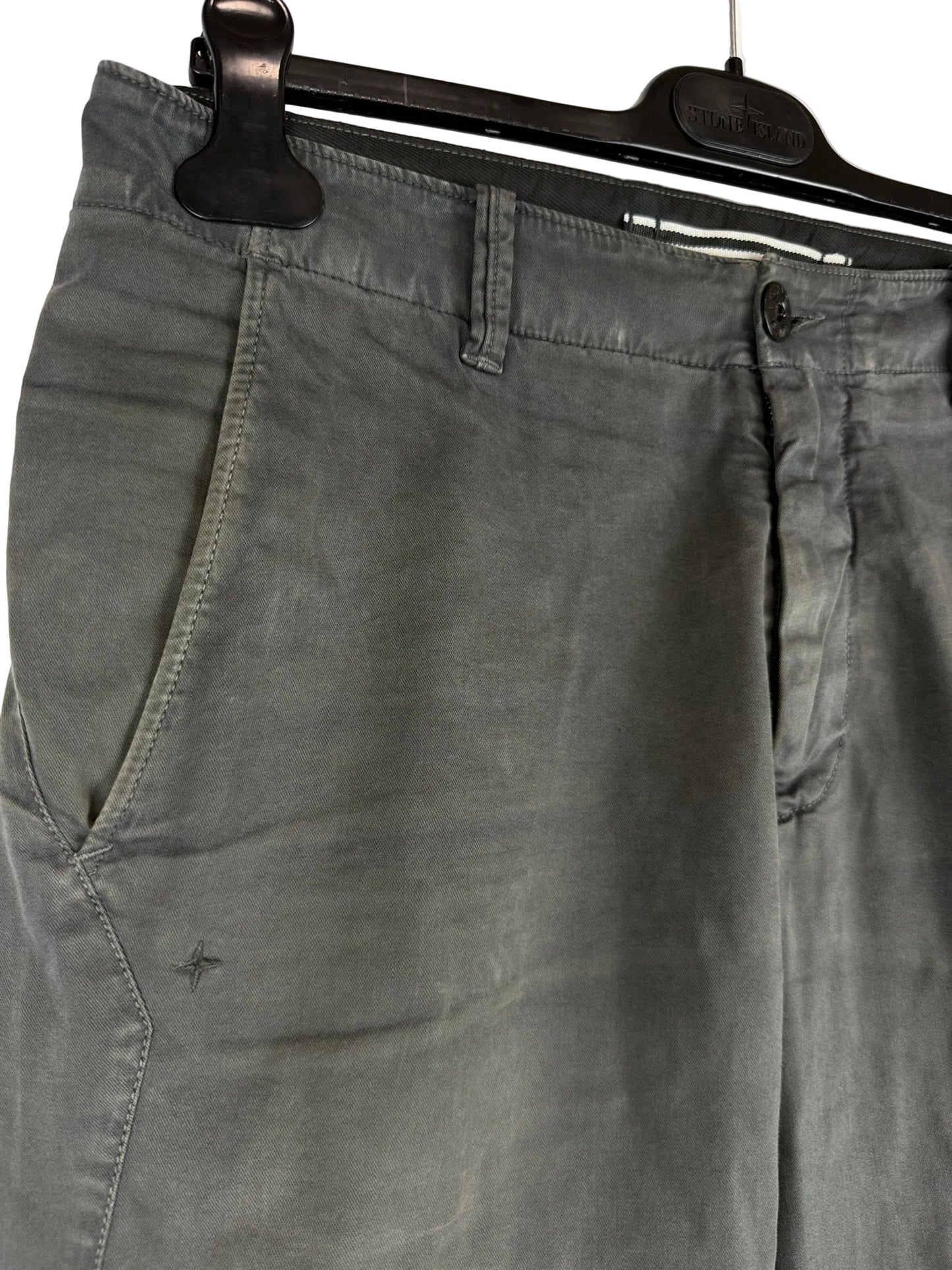 Pantaloncini grigi Stone Island Stellina - Taglia W30