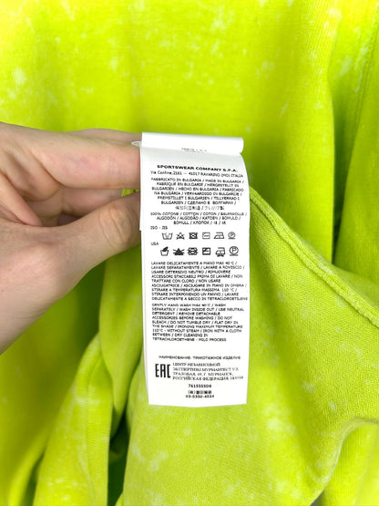 Maglione lime tie dye OVD camo Stone Island - Taglia L