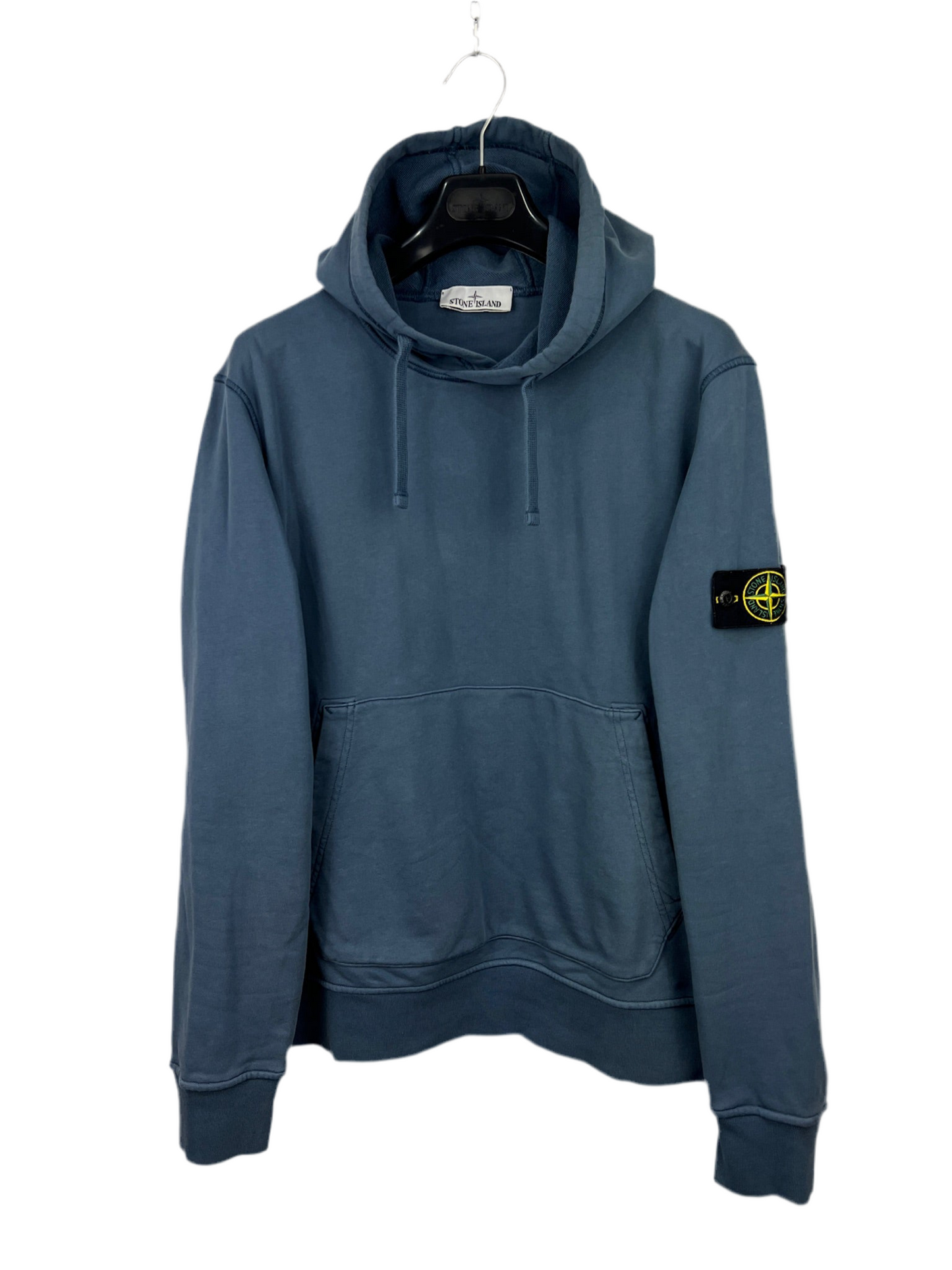 Felpa blu con cappuccio Stone Island - Taglia L