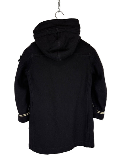 Black Stone Island duffle coat with toggle fastenings – Junior size (8 years, 128cm)