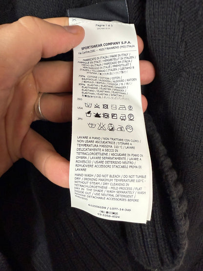 Maglione jacquard nero Stone Island - Taglia L