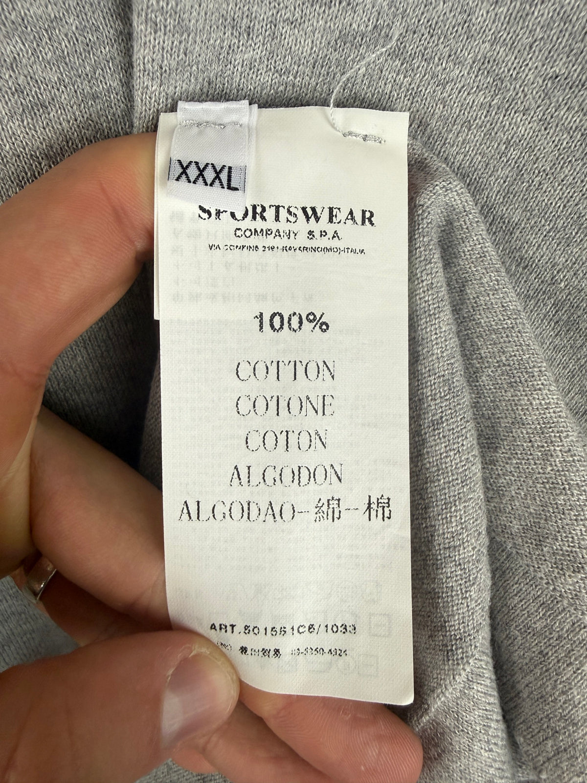 Maglione leggero grigio con Mesh Badge Stone Island - Taglia 3XL