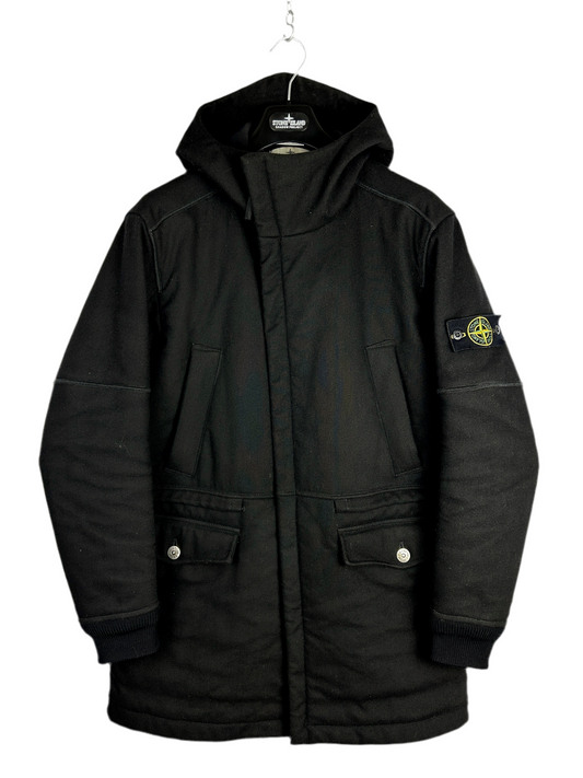Giacca nera Stone Island "Panno-R 4L Stretch" - Taglia L