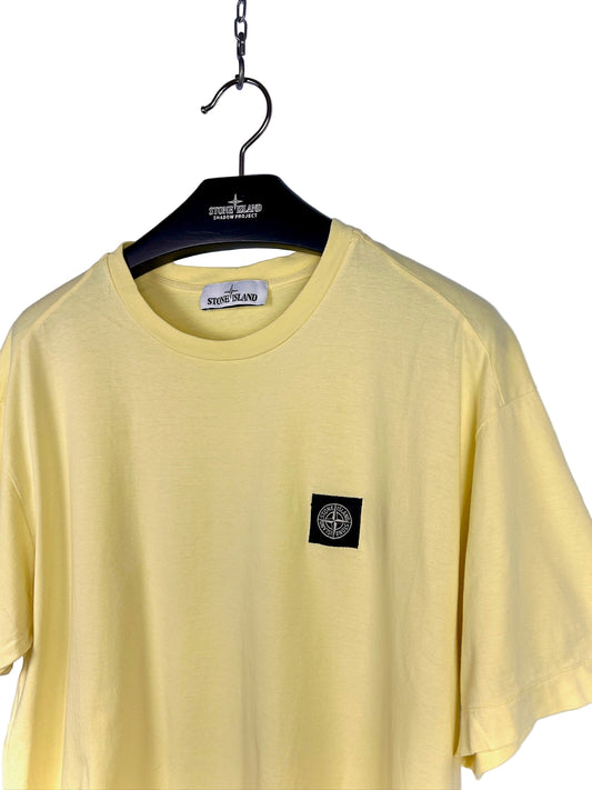 T-shirt gialla Stone Island - Taglia XXL